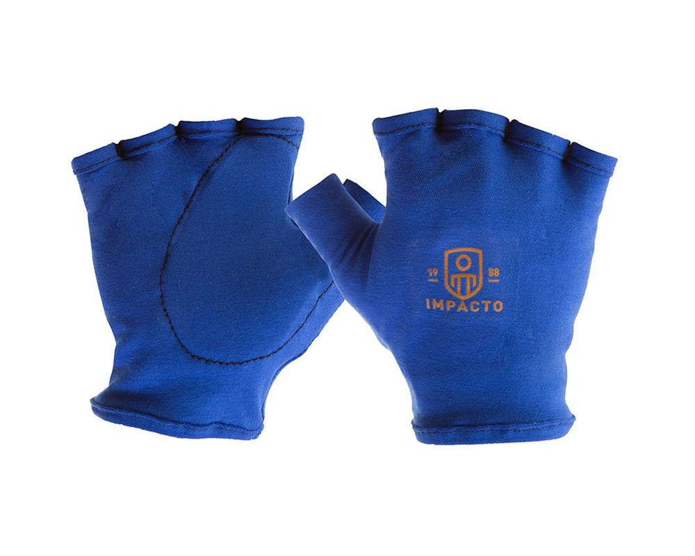 Impacto Fingerless Tool Grip Gloves with Thumb Web Padding, Quantity: Each  of 1